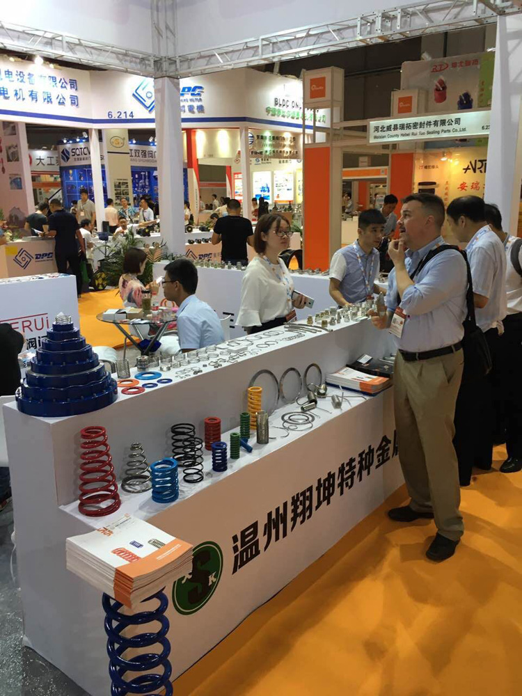 三和彈簧(huang)參加上海(hǎi)國際泵管(guǎn)閥展