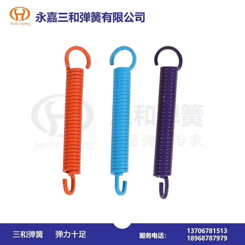 矩形鋼(gāng)絲拉伸彈簧(huang)--彈簧廠