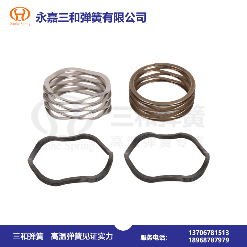 耐高溫彈(dan)簧700--800℃--高溫波形彈(dàn)簧制造廠
